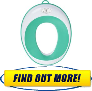 Cozy Greens Toilet Trainer with Hook Screw, Suction Cup and eBook on Toilet Training Techniques For